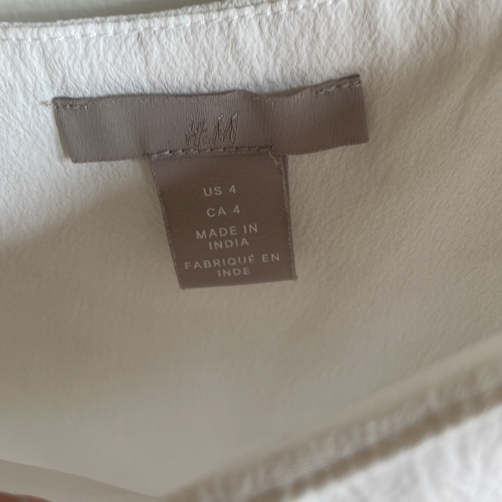 H&M Women’s Camisole Top with Flounce - Picture 3 of 4